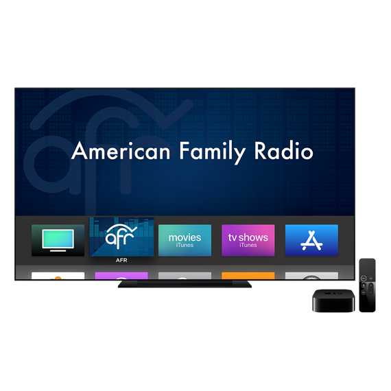 AFR App on Apple TV